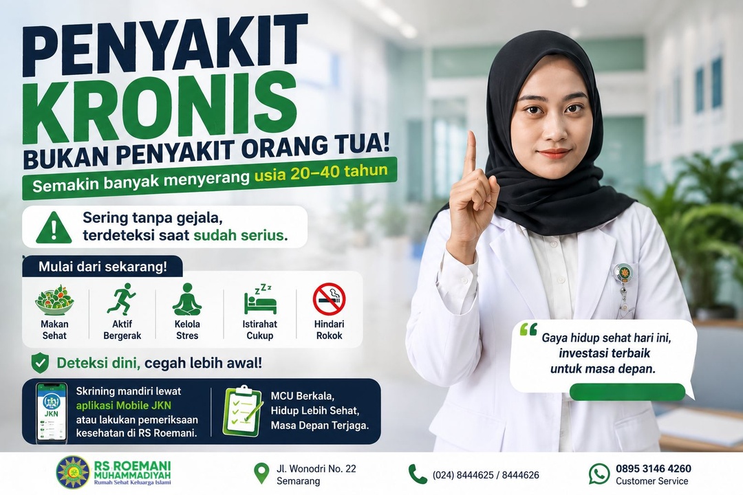 Tangkis Penyakit Kronis, Jangan Tunda untuk Mulai Gaya Hidup Sehat - Skrining Riwayat Kesehatan Mobile JKN